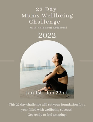 22 Day Mums Wellbeing Challenge